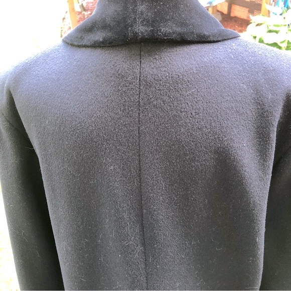 REDUCED: Karen Petites Black Wool Coat, no size shown - Picture 8 of 14